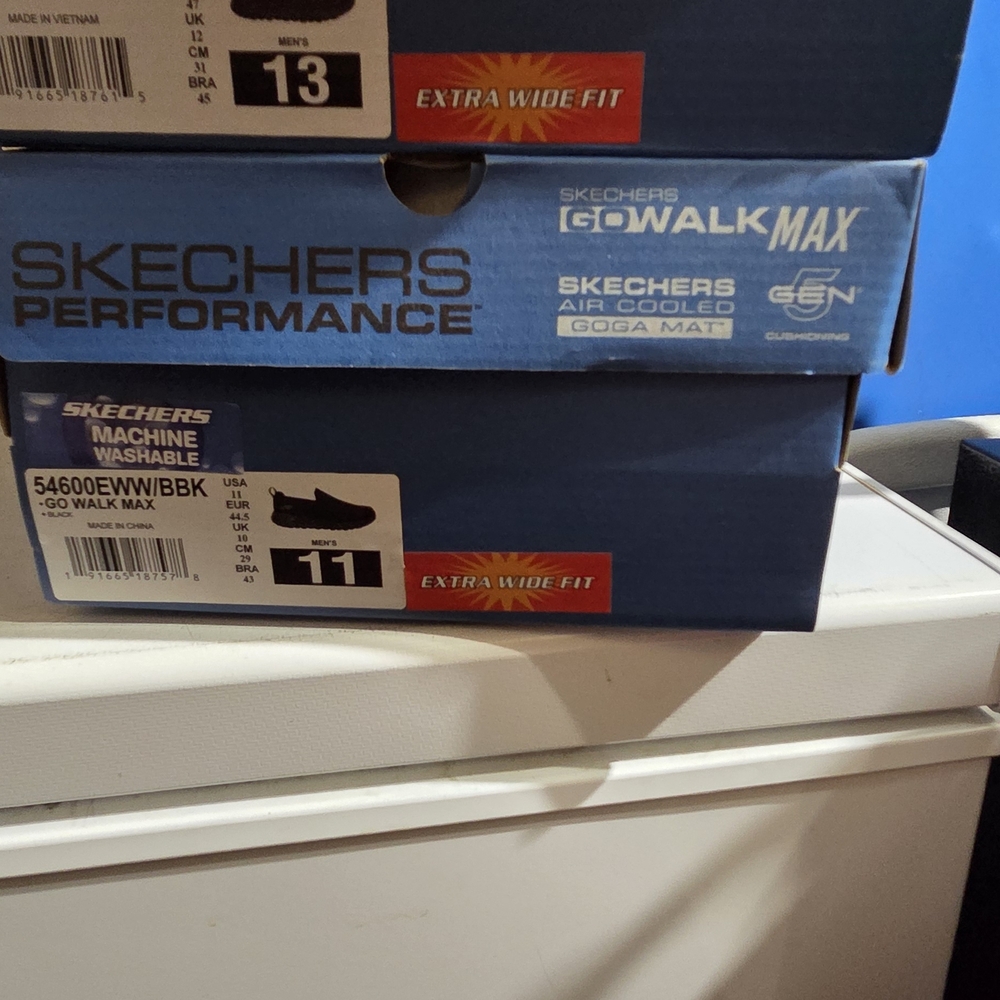 Brand New Skechers Black Mesh Walking Shoes